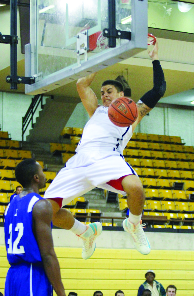 Daniel Herrera dunking.