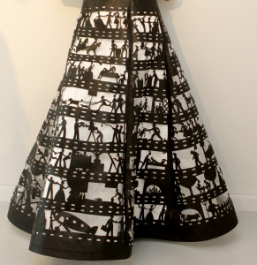 Photo of skirt with art on surface