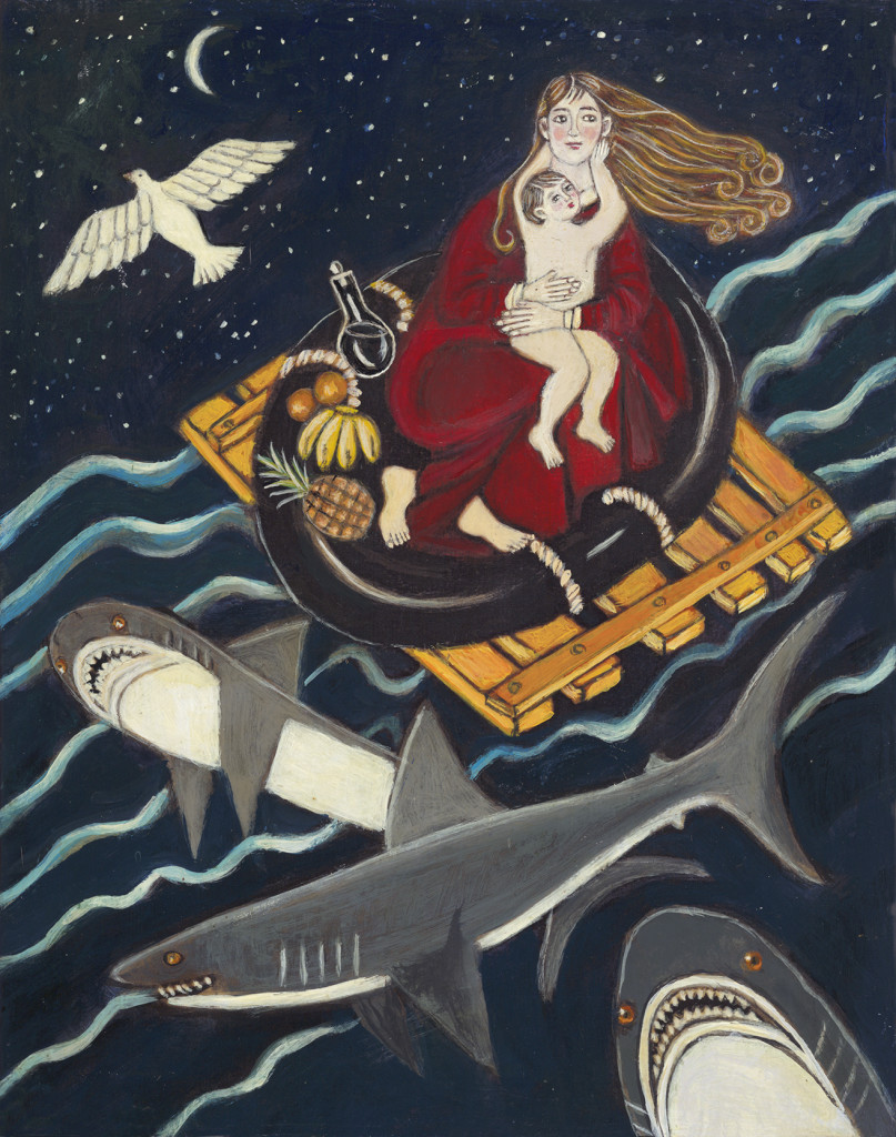 Photo of Cano's artwork