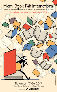 Poster for the 2013 Miami Book Fair International.