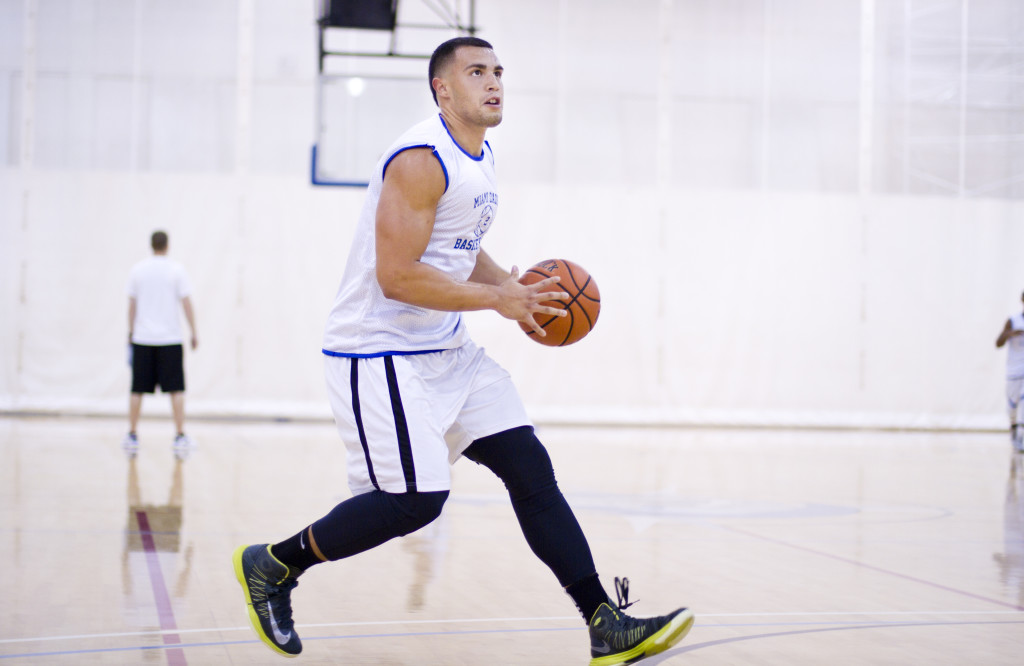 Photo of Kevin Portillo during practice.