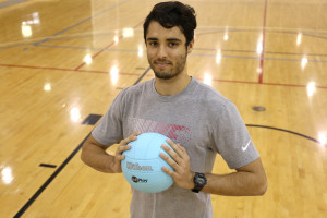 Photo of Jordan Llanes, president of the volleyball club.