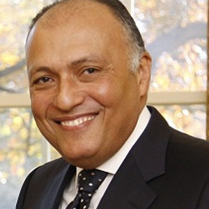 Headshot of Egyptian Ambassador Sameh Shoukry.