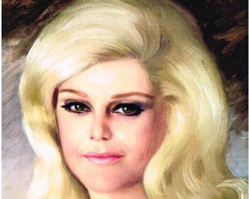 Portrait painting of Lynn Wolfson.