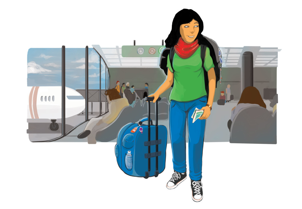 Illustration depicting Sarah Dawood by Brian Perez.