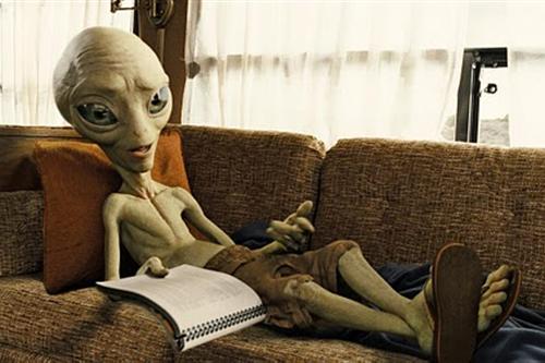 Scene from the movie Paul.