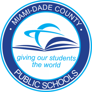 Miami Dade County Public Schools logo.