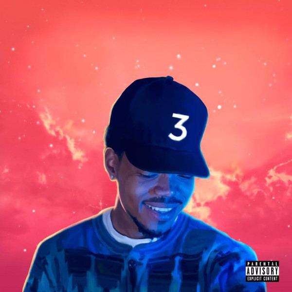 Album cover for Chance The Rapper's Coloring Book.