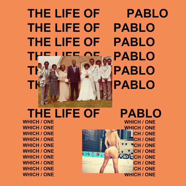 Album cover for Kanye West's The Life of Pablo.