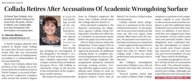 Report written by Daniela Molina.