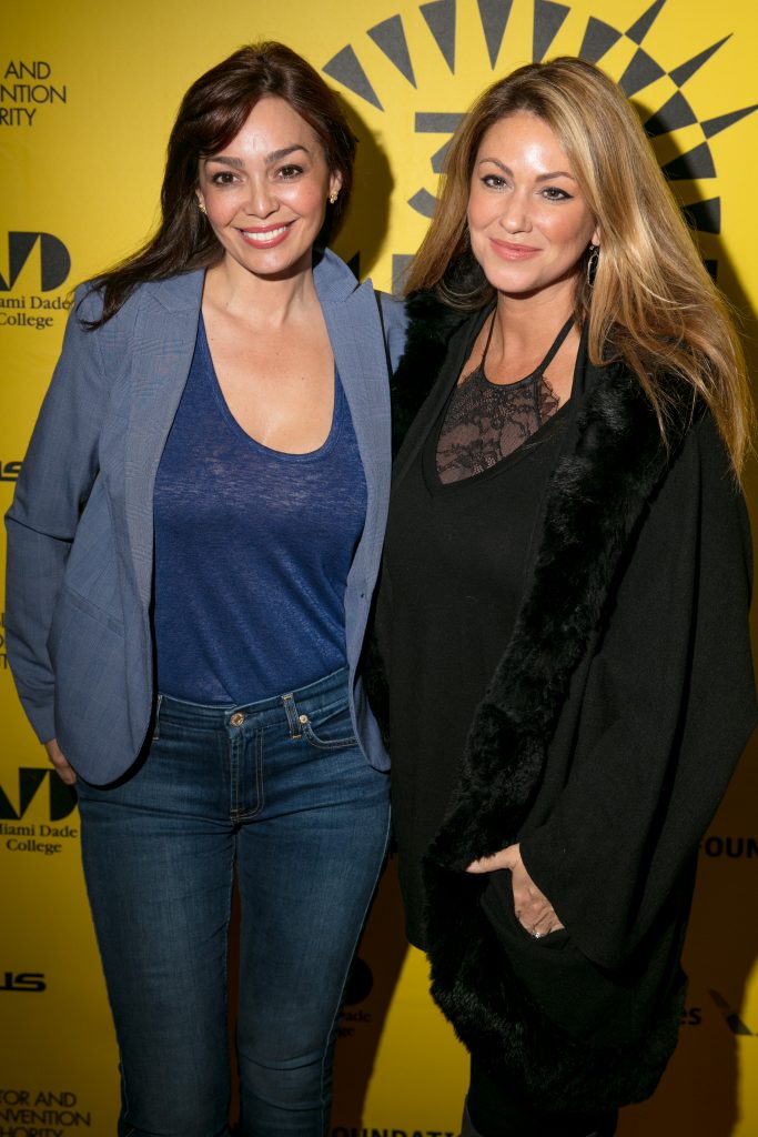 Actresses Elaine Del Valle and Joy Jolise.