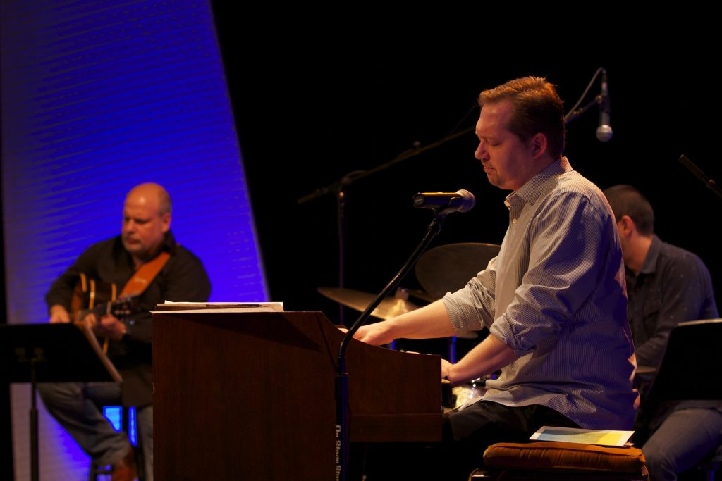 Pat Bianchi performing at Jazz at Wolfson Presents.