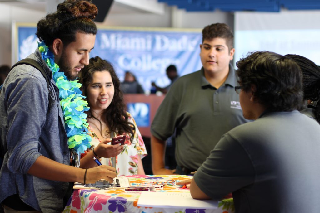 Students at the first general assembly meeting of the year.