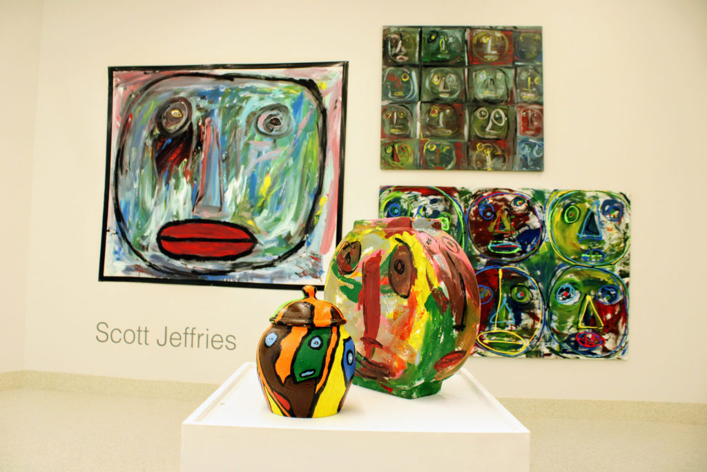 Artworks on display