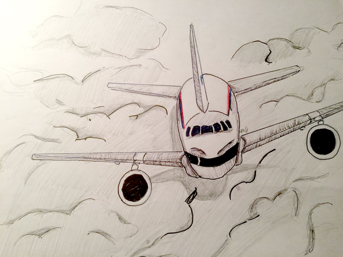 Aviation illustration by Myriam Jean