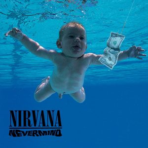 Album cover for Nirvana's Nevermind album. Rock