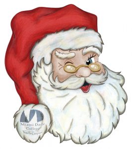 Santa Clause illustration for Children’s Holiday.