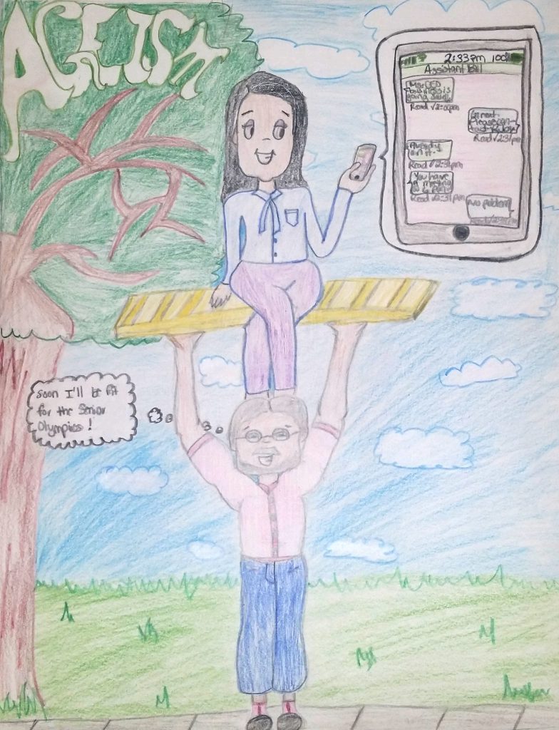 Ageism illustration by Alice Royer.