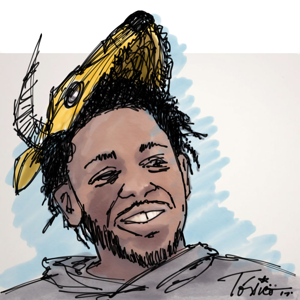 Kendrick Lamar illustration by Olivia Lafuente.