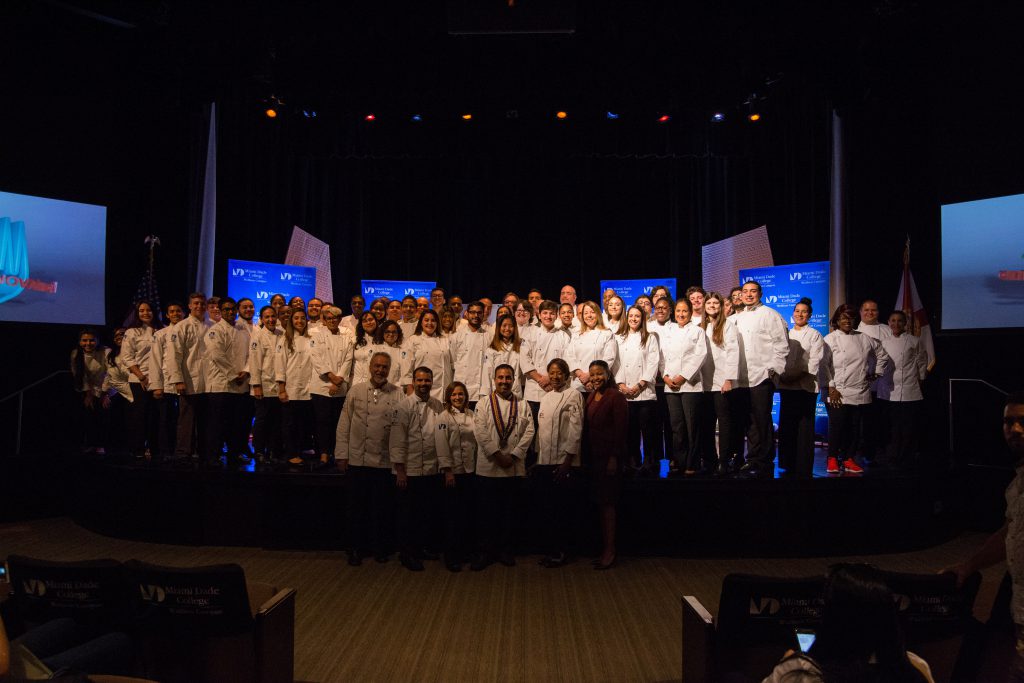 The new class of Miami Culinary Institute.