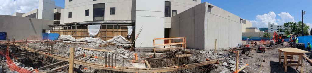 Construction site at Medical Campus.