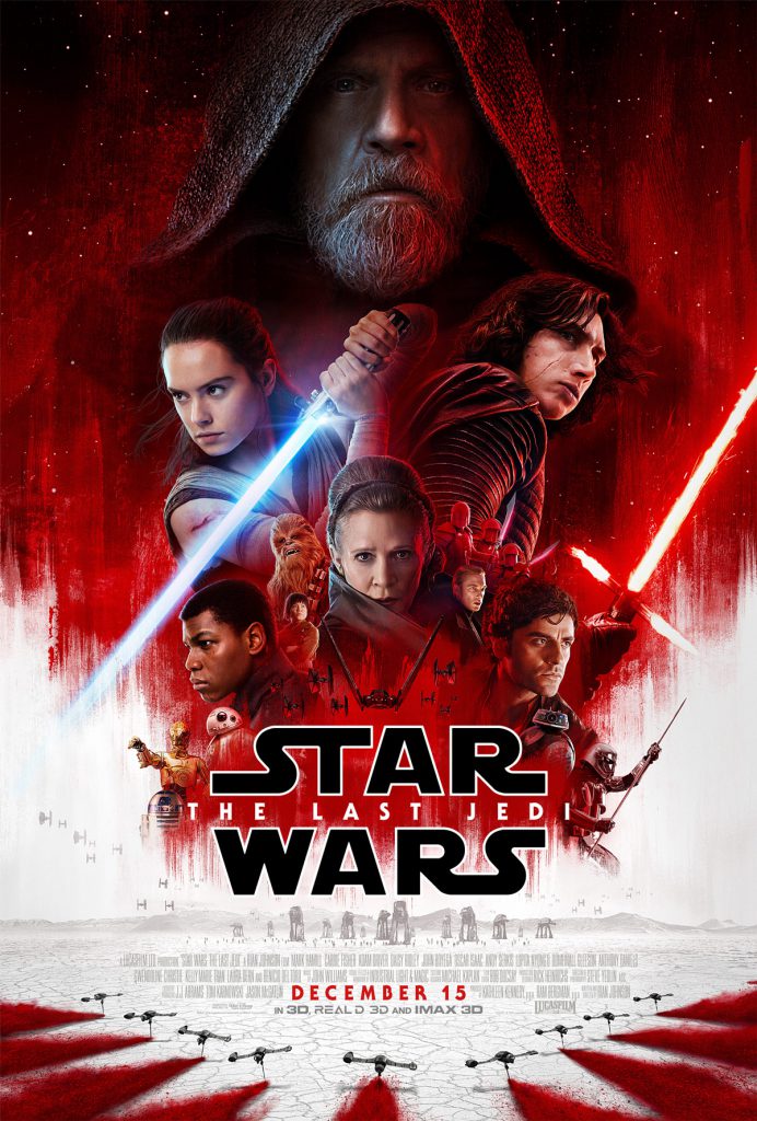 Movie poster for Star Wars: The Last Jedi.