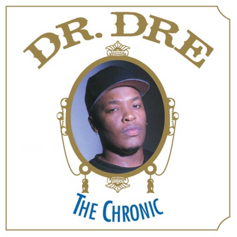 Album cover for The Chronic, one of five favorite rap debut albums.