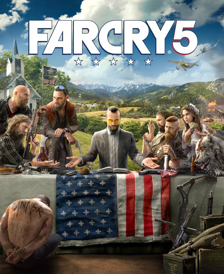 Game cover for Far Cry 5.