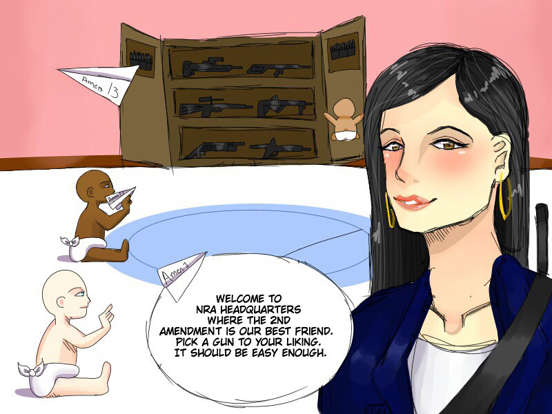 Comic by Melanie Castro.