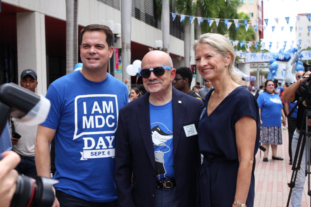MDC president and others posing for the camera.