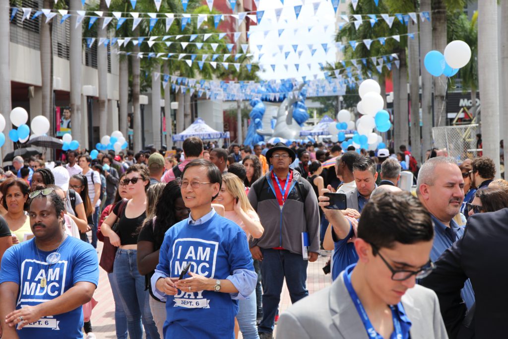 A big crowd during I AM MDC Day.