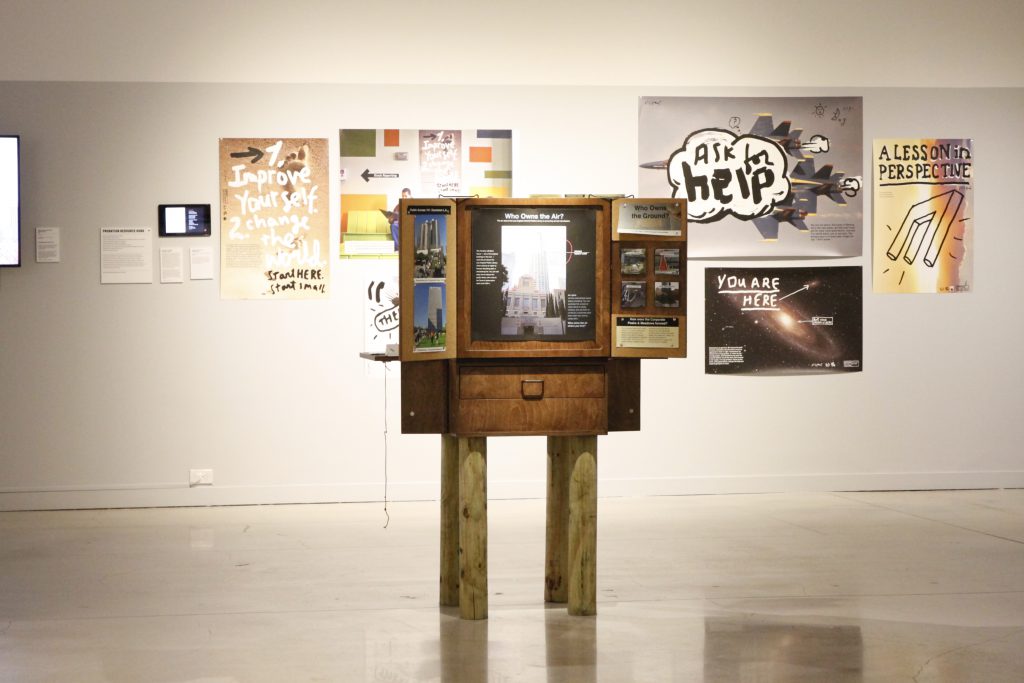 Some artworks displayed in the museum.