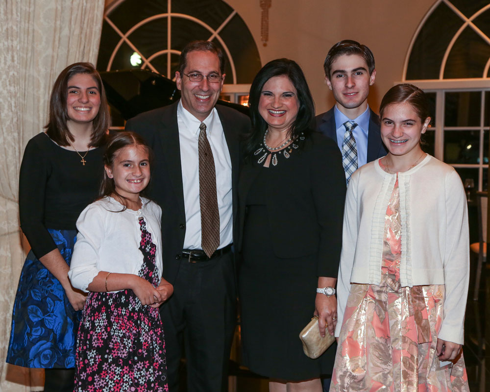 Rodicio and her family posing for the camera.