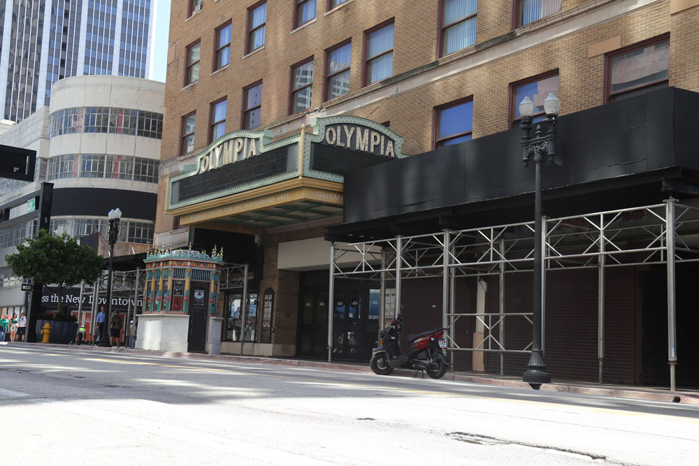 Olympia Theater entrance.