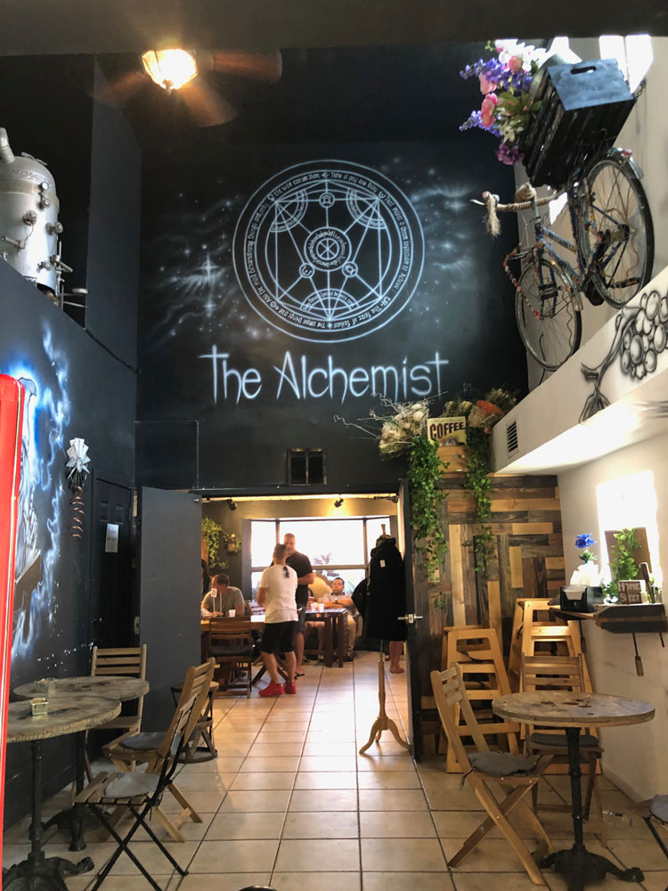 Inside The Alchemist.