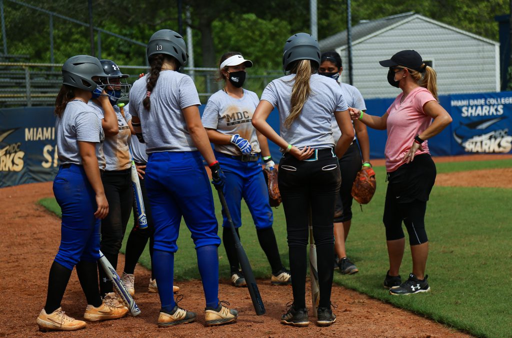 Lady Sharks softball team.